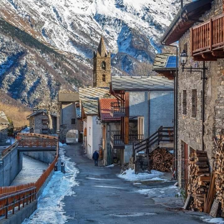 Ca Ad Me Pare Alloggio Con Terrazza Panoramica Solarium Moncenisio Exterior foto